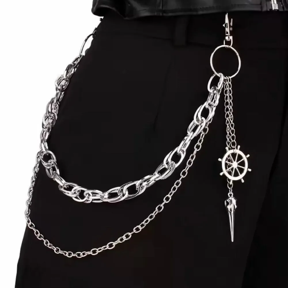 Ship Wheel Wallet Chain